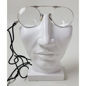 American Optical Vintage Folding Glasses 1/10 12k GF Silver Round AO Spectacles